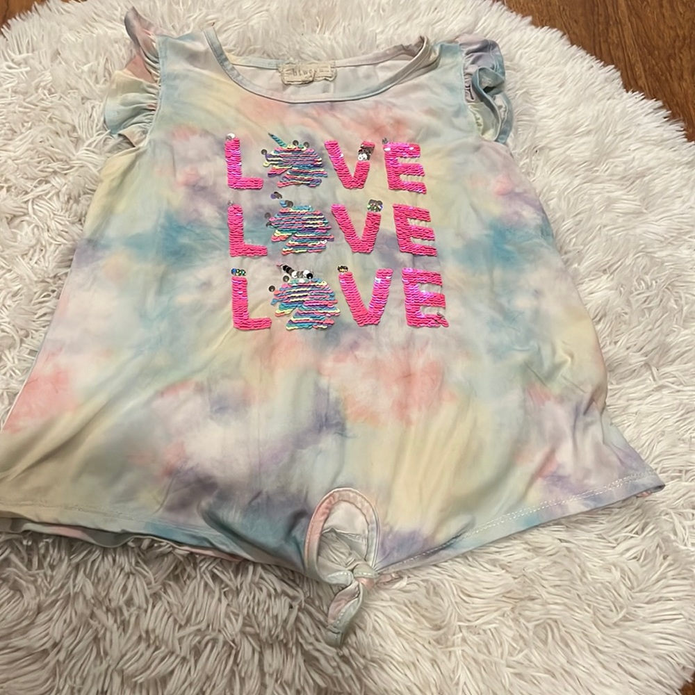 Girls sequin T-shirt size 10